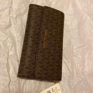 MK brown wallet